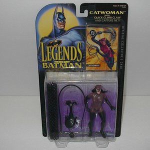 Legends of Batman Catwoman Action Figure w Collector Card 64033 NRFP 1994 Kenner